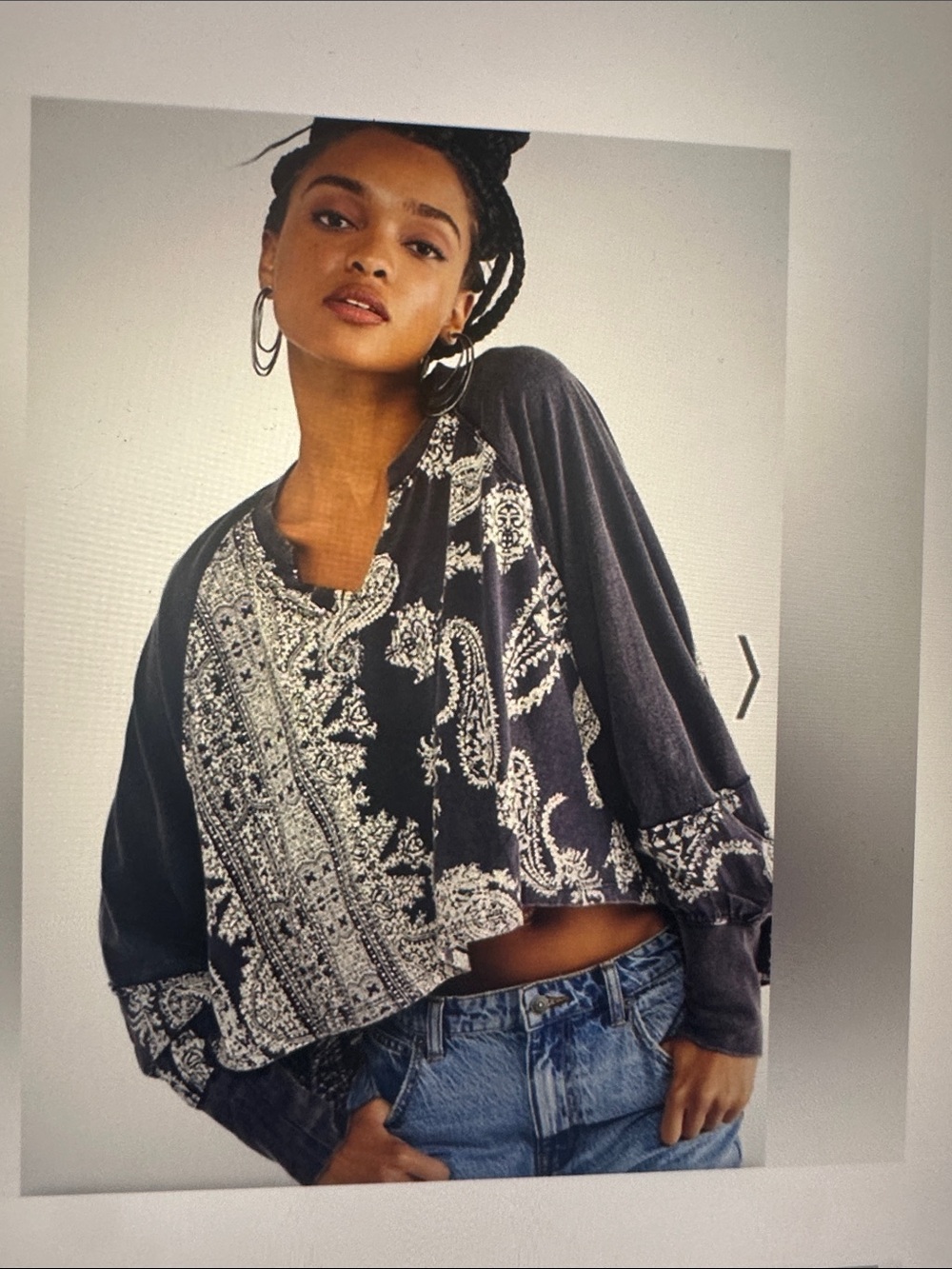 nwot Free People oversized tee